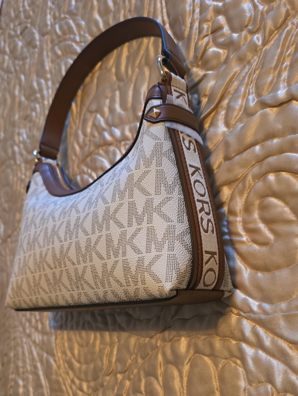 Michael Kors Sammy Small Signature Logo Convertible Crossbody / Shoulder Bag - Picture 3 of 10